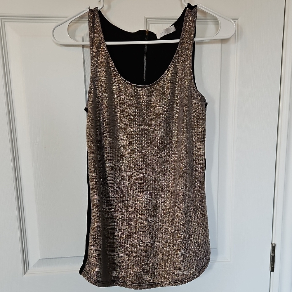 Ptomod Gold and Black Tank Top